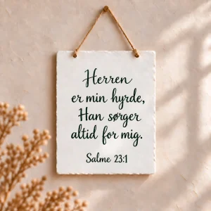 Bibelvers til væggen